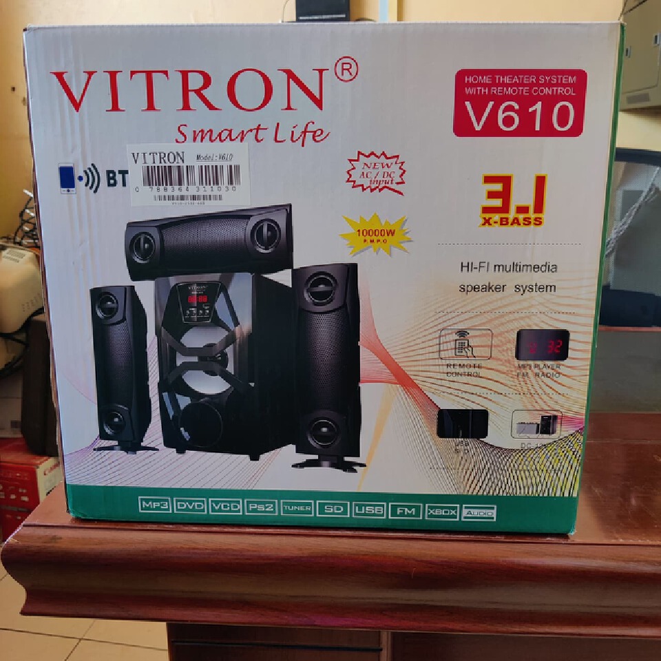Vitron 3.1 Channel Multimedia Speaker System – Model V610 🔊✨