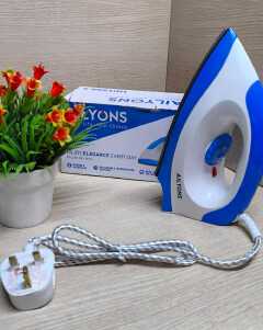 Ailyons Dry Iron Box (Model: HD198A) ⚡iron (Home Appliances)The Ailyons HD198A is a practical and efficient electric dry iron box designed for everyday garment care. Engineered for reliable heat distr