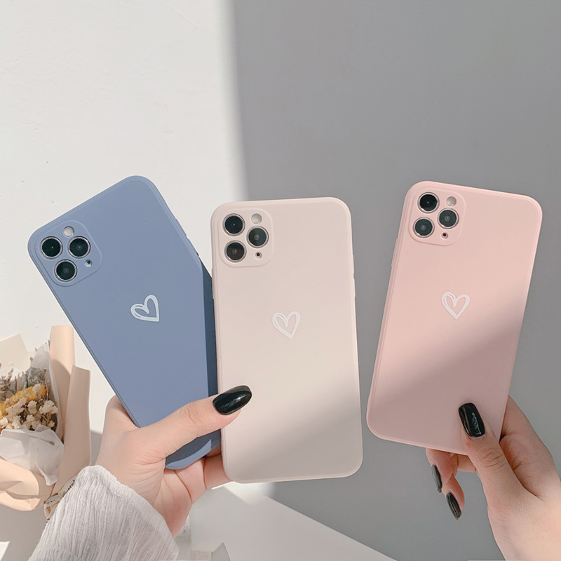 Shockproof Frosted Phone Case for iPhone 16 15 14 Pro Max Plus TPU Silicone Soft Matte Back Cover