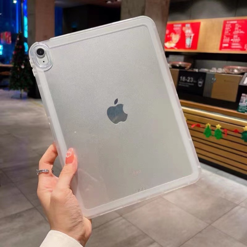 Transparent Light Thin Simple Soft Silicone Shockproof Tablet Case For iPad Mini 6 5 4 iPad 9.7 5th 6th Air 3 4 5 iPad 11 2025 10.2 7th 8th 9th 10th Matte Clear iPad Casing Cover Hot Sale