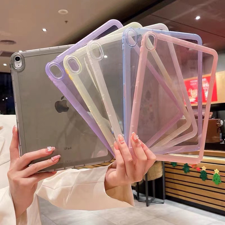Transparent Light Thin Simple Soft Silicone Shockproof Tablet Case For iPad Mini 6 5 4 iPad 9.7 5th 6th Air 3 4 5 iPad 11 2025 10.2 7th 8th 9th 10th Matte Clear iPad Casing Cover Hot Sale