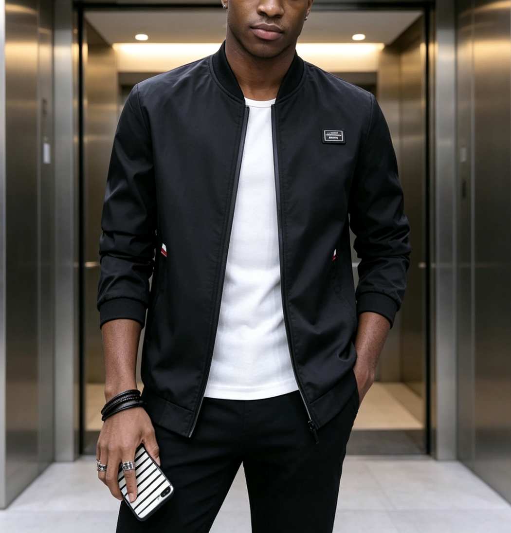 Men Jackets Solid Fashion Coats Male Casual Slim Stand Collar Jacket Trench Coats Local fast delivery