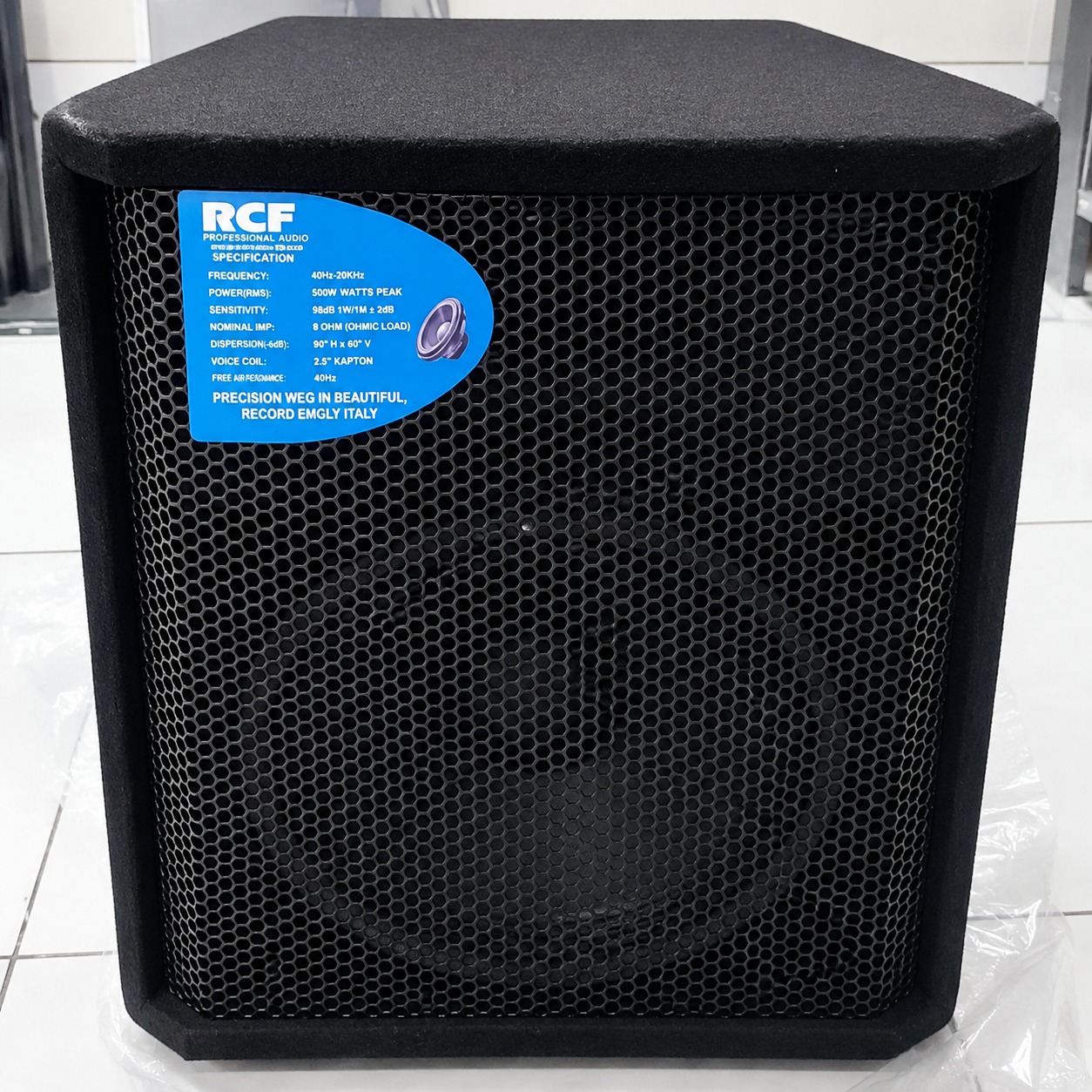 15 inch RCF Professional Audio Bass Speaker Subwoofer 500W Heavy Duty Sound System