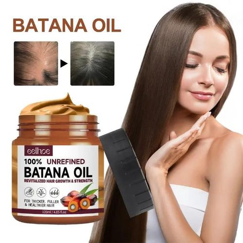 Organic Batana Oil for hair growth 100% Pure And Natural Batana Oil For Treating Hair Loss Anti-Breakage Hair Fast Hair Growth 100% Pure And Natural Batana Oil-