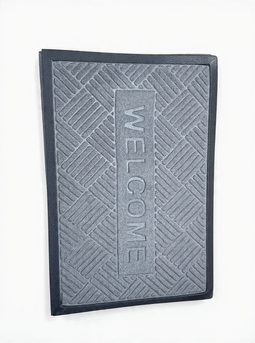 Welcome Door Mat Non-Slip Entrance Floor Mat Indoor Outdoor Dust Trap Rug Home Office Entrance Decor Mat
