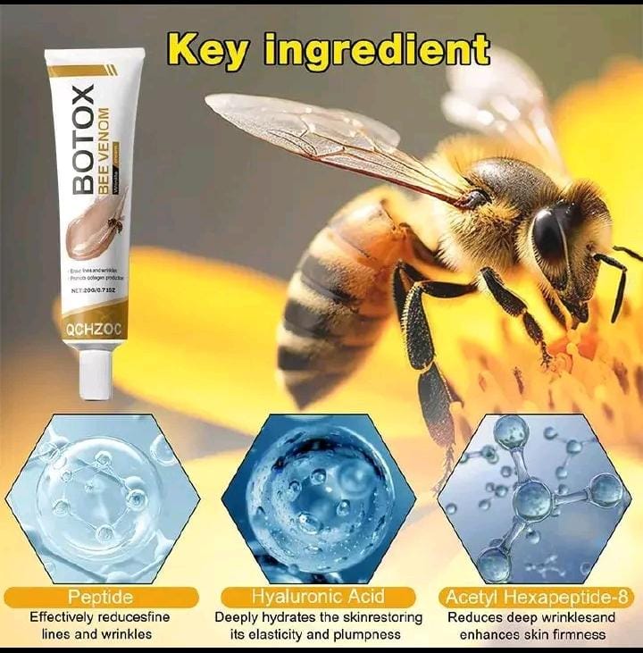 Botox Bee Venom Wrinkle Cream 20g – Moisturizing Anti-Aging Face Cream for Smooth & Hydrated Skin