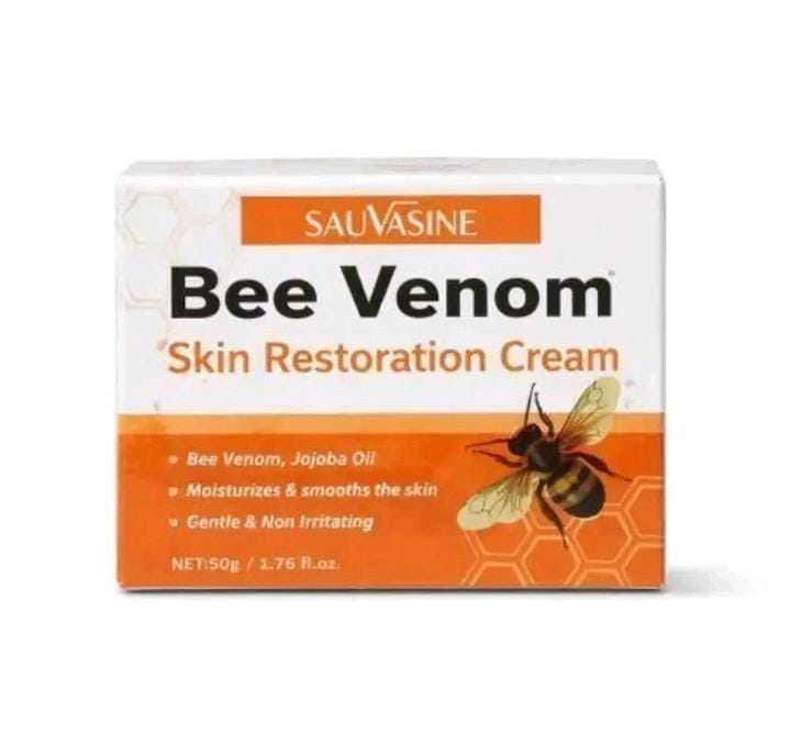 SAUVASINE Bee Venom Skin Restoration Cream 50g – Moisturizing, Skin Repair & Nourishing Face and Body Cream