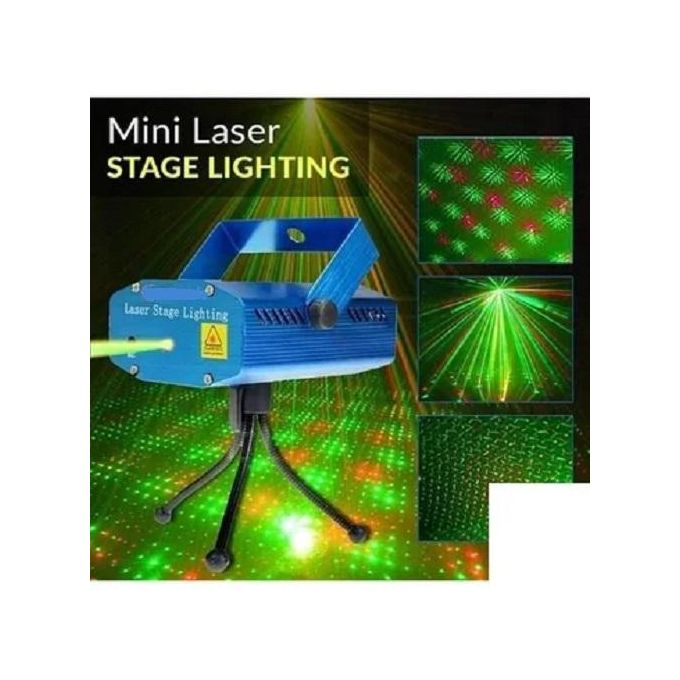 Mini Red Green Laser 4 Patterns projector Dance Disco Party Xmas DJ Stage Effect Light Show