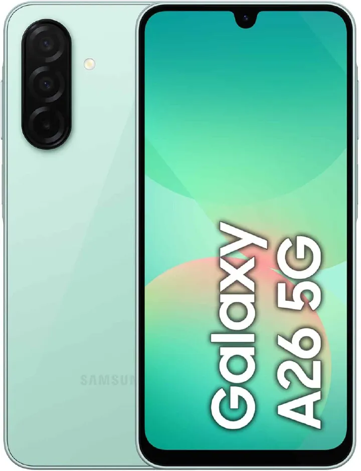 New Arrival] Samsung Galaxy A26 5G 256GB+8GB 6.7" 120Hz Super AMOLED Display 50MP+13MP Cameras Exynos 1380 Chipset 5000mAh Battery 25W Fast Charge IP67 Dust/Water Resistant Smart Phone