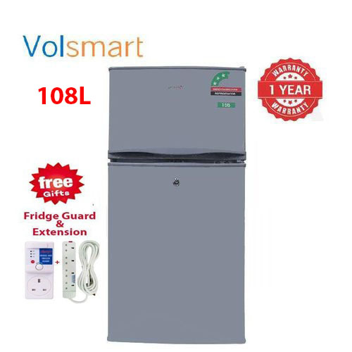VOLSMART 108L Double Door Mini Fridge