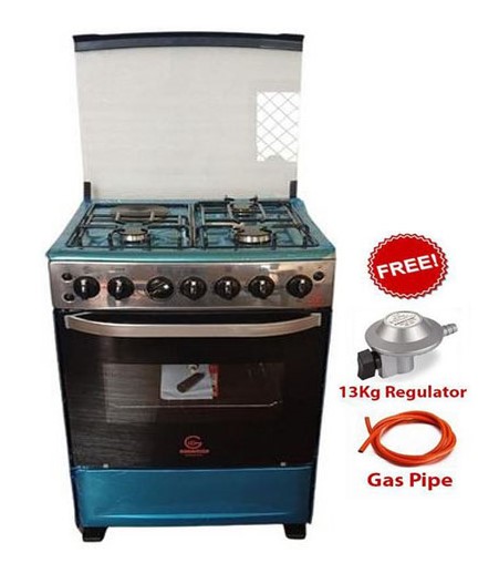 EUROCHEF COOKER - 60 X 60, 3 Gas Jet Burners + 1 Hot Plate, Rotisserie & Electric Oven