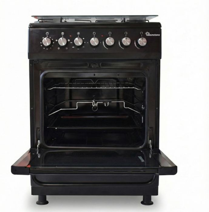 RAMTONS 60 x 60, 3 Gas Burners + 1 Rapid Hot Plate, Electric Oven Free Standing Cooker