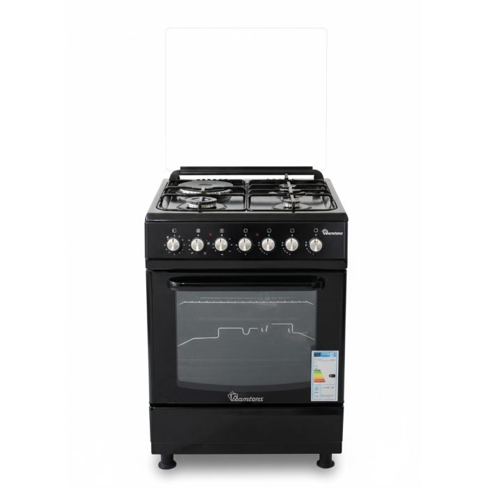 RAMTONS 60 x 60, 3 Gas Burners + 1 Rapid Hot Plate, Electric Oven Free Standing Cooker