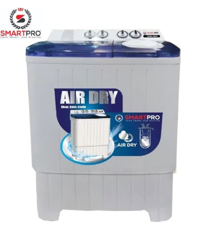 SMARTPRO  8KG Twin Tub Semi  -Automatic Washing Machine