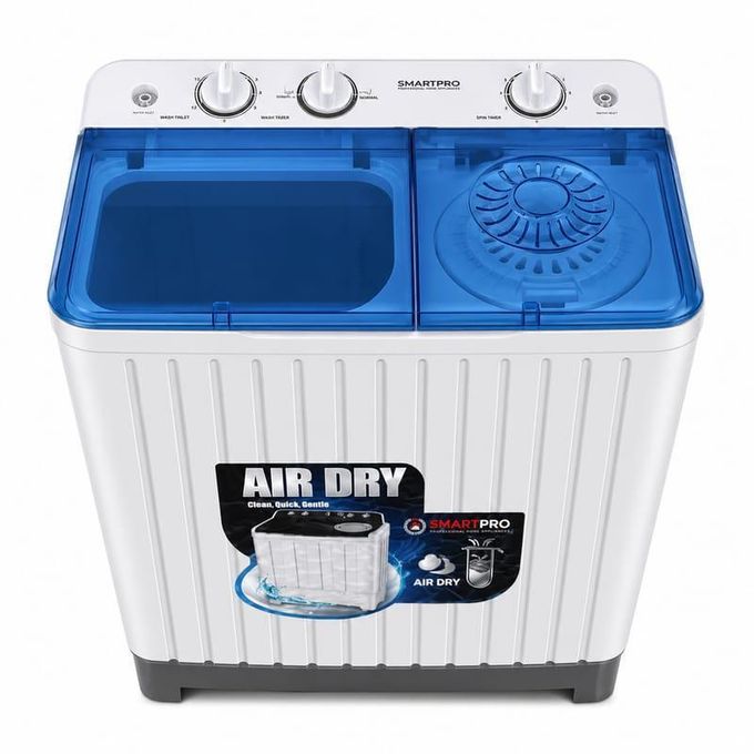 TODAY ONLY!! SMARTPRO 8Kg Wash & 5Kg Spin Twin Tub Washing Machine