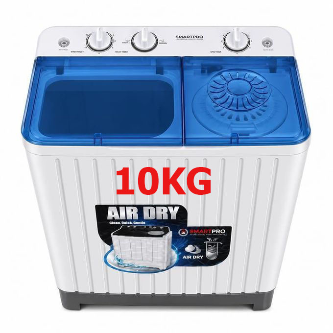 TODAY ONLY!! SMARTPRO 10Kg Wash & 5Kg Spin Twin Tub Washing Machine