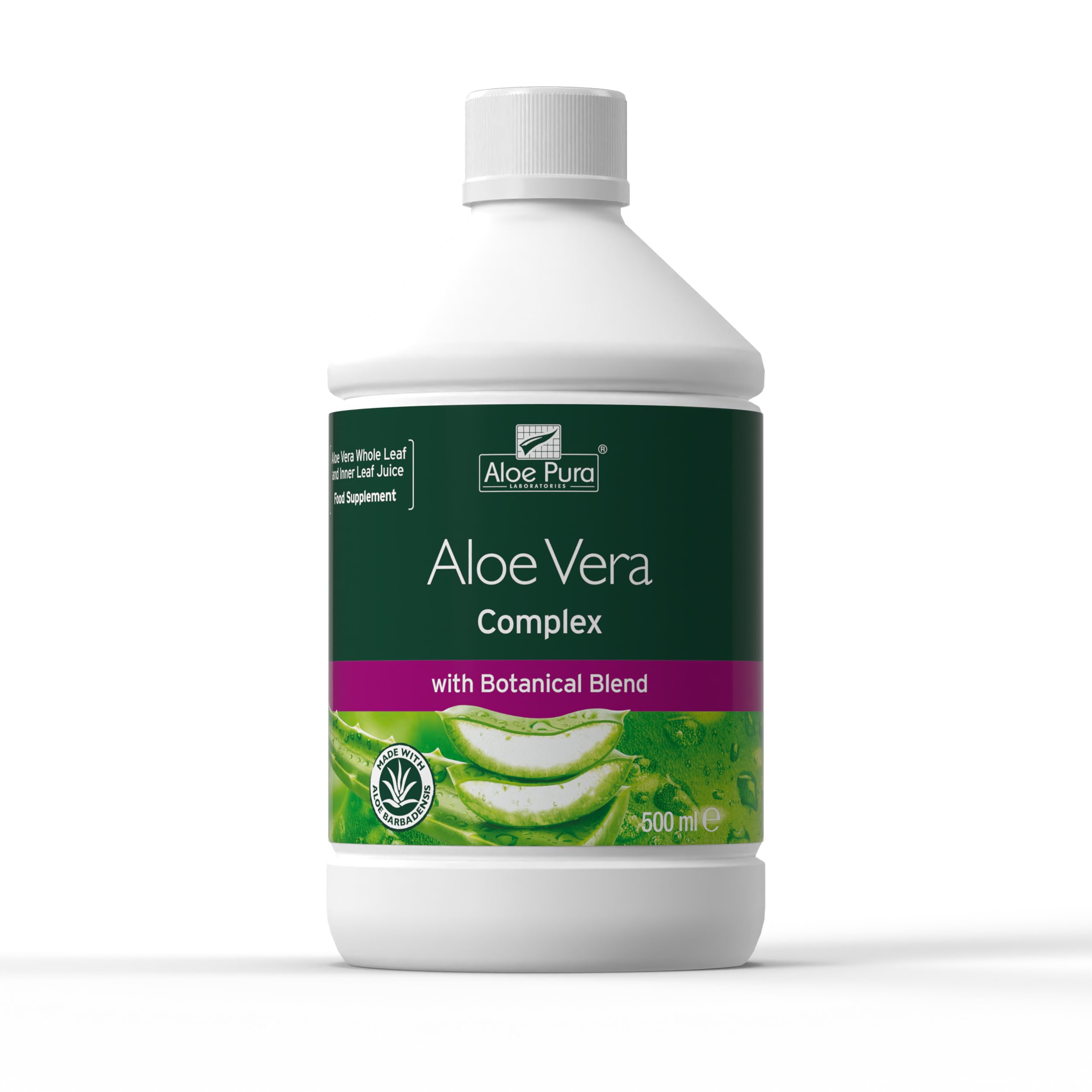 Optima Aloe Pura Aloe Vera Juice With Botanical Blend 500ml