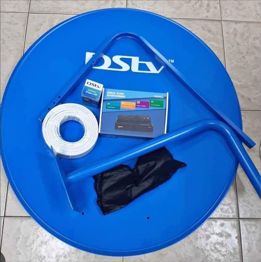 Dstv New Version Complete Kit Dish Satellite Tv HD Full Kit with all Cables, Stands, Decorder, Dish , LND