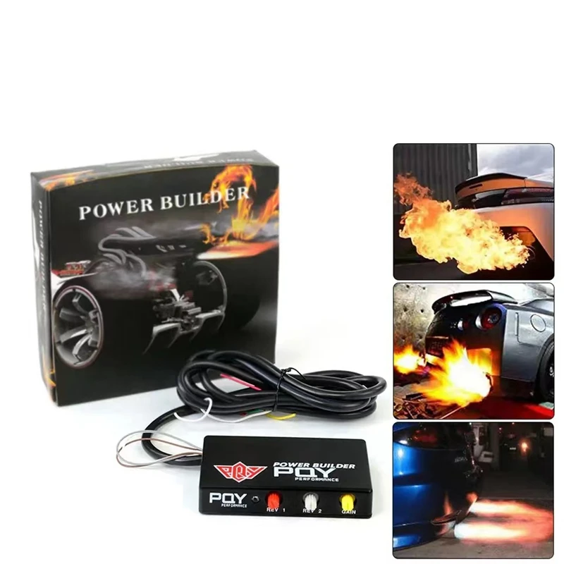 Auto power Builder Limiter Racing Exhaust Flame Thrower Kit Power Ignition Rev Limiter Launch Control Fire Controller