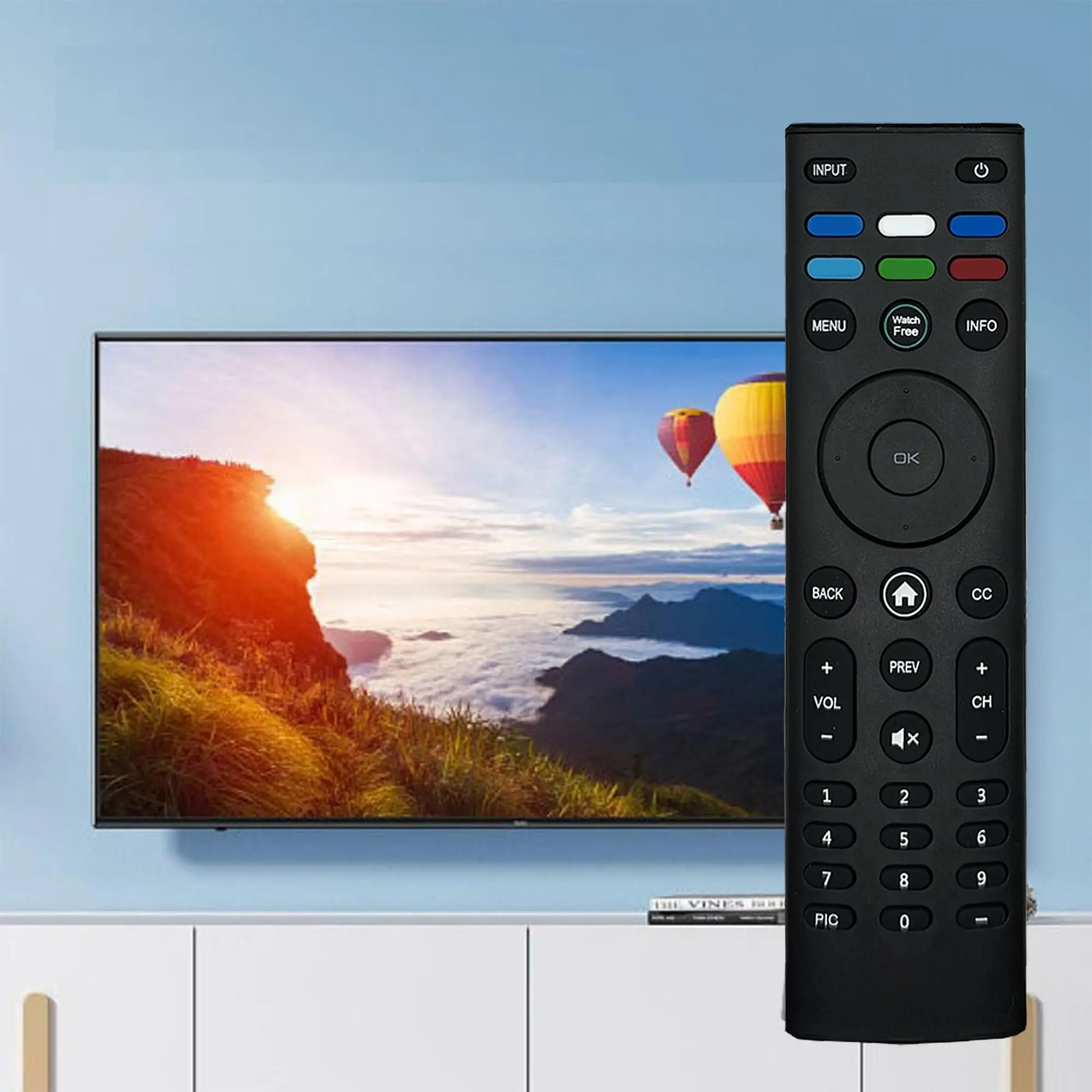 New Universal Remote Control(XRT140)Compatible with VIZIO All LED LCD HD 4K UHD HDR Smart TVs,Perfect Remote Control Replacement