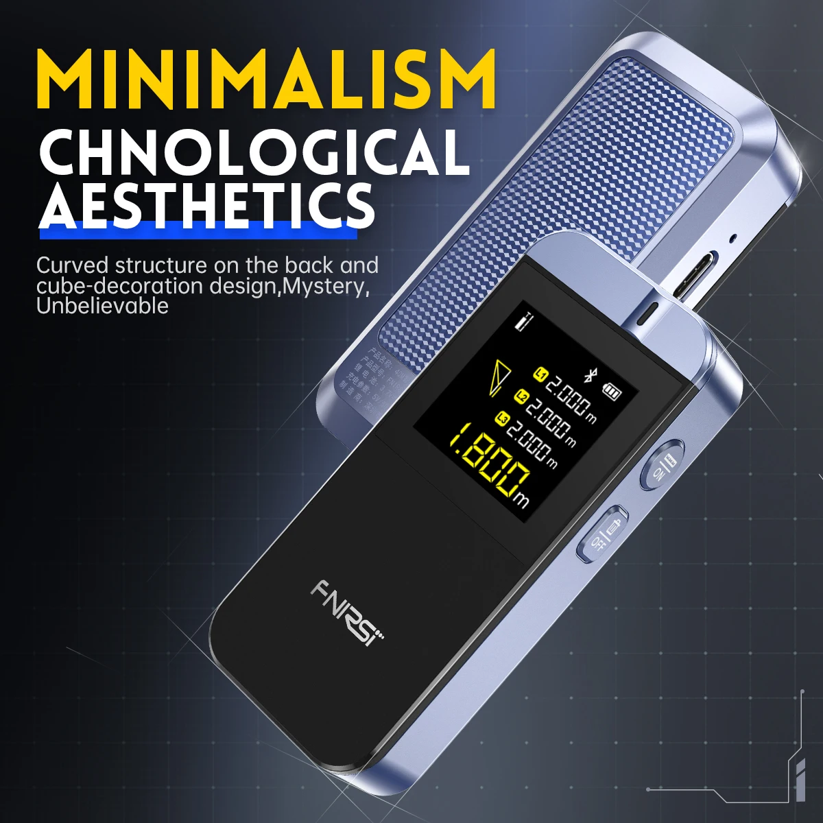 FNIRSI IR40 Smart Laser Rangefinder 40M Laser Tape Measure Digital Distance Meter Metro Laser Digital Accurate APP To Draw