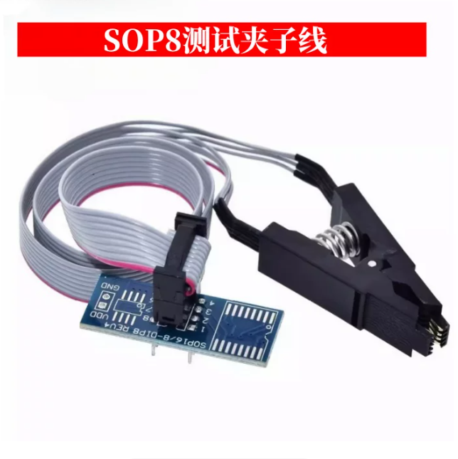 CH341A XTW100 24 25 Series EEPROM Flash BIOS CH341 USB Programmer Module + SOIC8 SOP8 Test Clip For EEPROM 93CXX / 25CXX / 24CXX