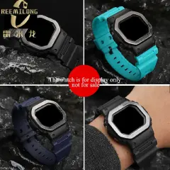 Resin rubber silicone watch strap 18mm bright or matte men women watchband bracelet For Casio G-SHOCK DW-H5600 AQ-S810W AEQ-110