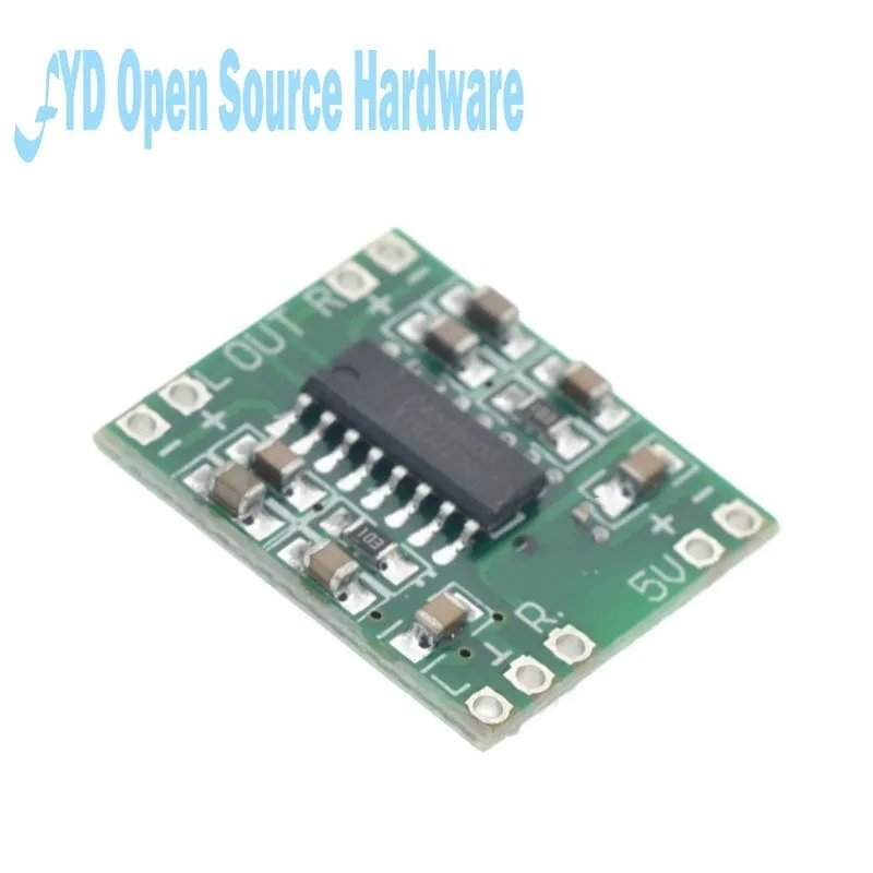 PAM8403 Super Mini Digital Amplifier Board 2 * 3W Class D Digital Amplifier Board Efficient 2.5 To 5V USB Power Supply