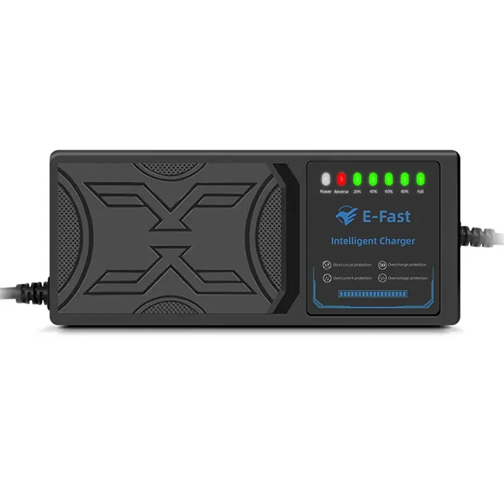 72V 32Ah Electric Scooter Charger with Reverse Polarity Protection, Auto Shut-off When Fully Charged, and Temperature Protection