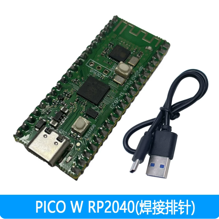 Official Raspberry Pi Pico Board RP2040 Dual-Core 264KB ARM Low-Power Microcomputers High-Performance Cortex-M0+ Processor