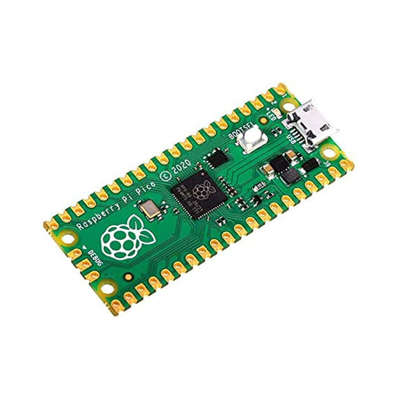 Official Raspberry Pi Pico Board RP2040 Dual-Core 264KB ARM Low-Power Microcomputers High-Performance Cortex-M0+ Processor