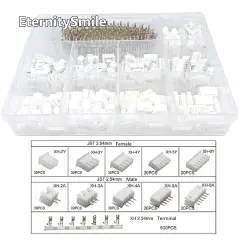 760pcs 500pcs 230pcs XH2.54mm 2/3/4/5/6P Male/Female Continuous Terminal Housing PCB Header Wire Connector 1M 10P Cable/Crimping Tool Kit