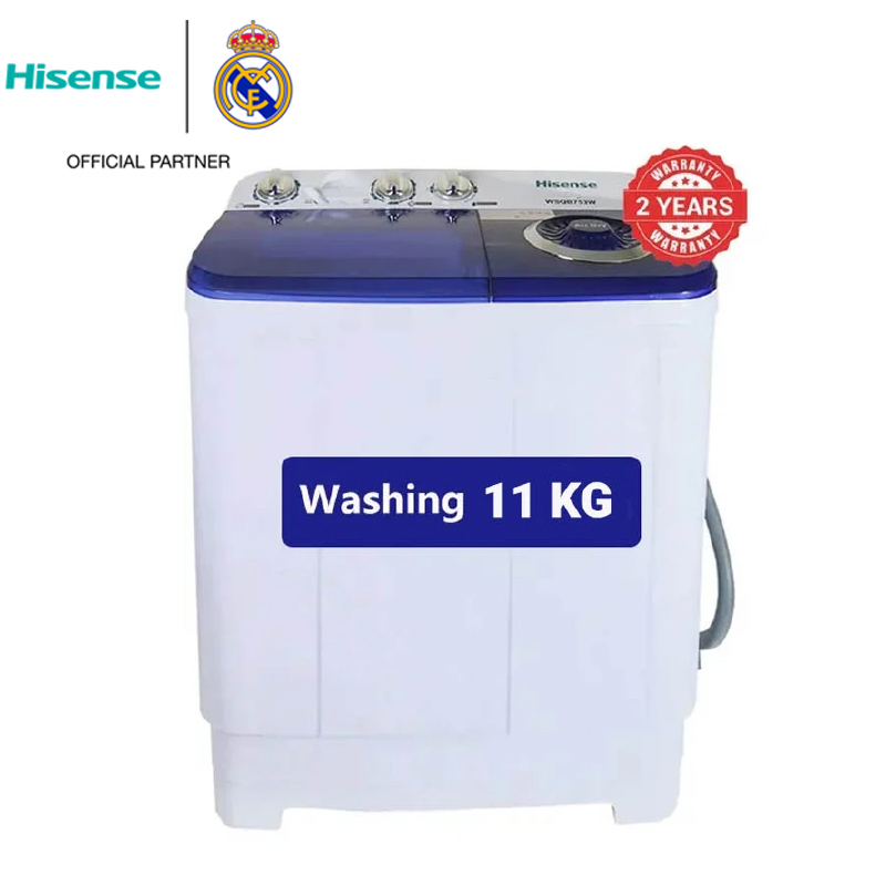 Hisense 11kg washing machine Twin Tub washing machine semi-automatic WSRB113W Washers