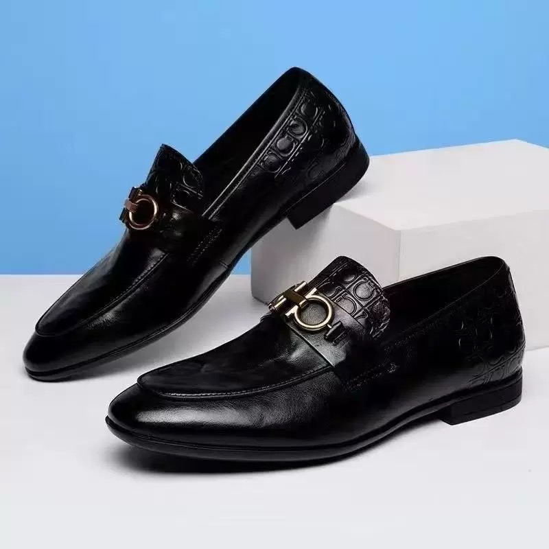 LifeCare New Arrival Business shoes Men's Shoes Fashion Oxfords Formal Shoes Elegant Driving Shoes Men Party Loafers slip on dress shoes official shoes Black
