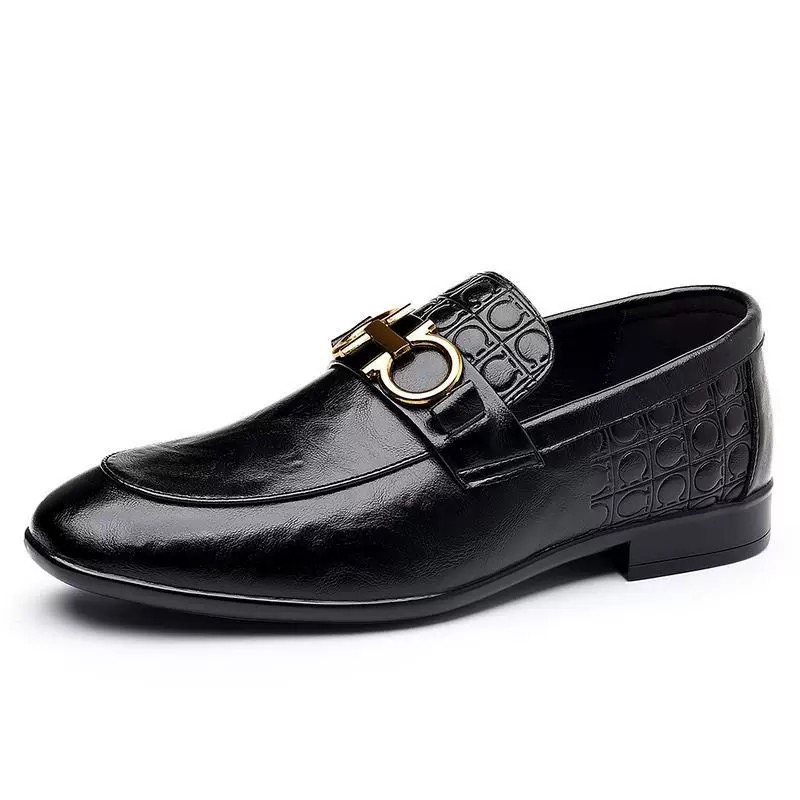 LifeCare New Arrival Business shoes Men's Shoes Fashion Oxfords Formal Shoes Elegant Driving Shoes Men Party Loafers slip on dress shoes official shoes Black