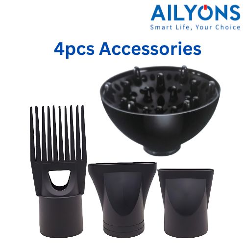 DISCOUNT DEALS!! Ailyons P2 Professional Hair Dryer/Blow Dryer: | 2200W Motor | 3 Heat Modes | 2 Speed Levels | Ergonomic Design | Low Noise | Removable Filter | Lightweight | Hair Dryers