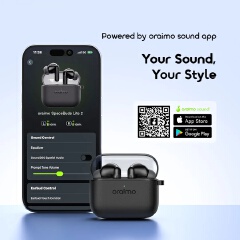NEW ARRIVAL DEALS!! oraimo SpaceBuds Lite 2 (OTW 325): 7.5-Hr Playtime | AI Translation & Voice Prompt | Sound360 Spatial Audio | HD Voice in Calls | IPX4 Water Resistant | Anti-Lost Lanyard | Earbuds