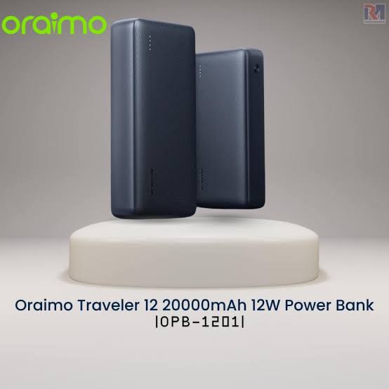Oraimo Traveller Power Bank 10000mAh 20000mAh  30000mAh 40000mAh 50000mAh 12W Smart Fast Charging Slim Portable Power Bank type C ChargingCompatibility Powerbank with overcharge protection