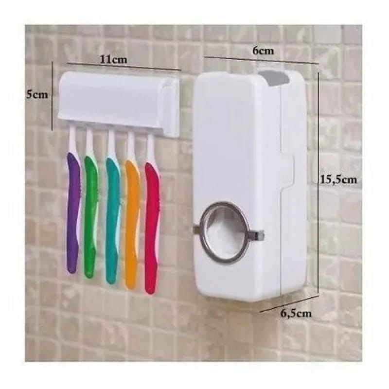 Touch Me Toothpaste Dispenser Automatic Hands-Free Toothpaste Squeezer for Bathroom Hygienic, Mess-Free & Family-Friendly Bathroom Organizer