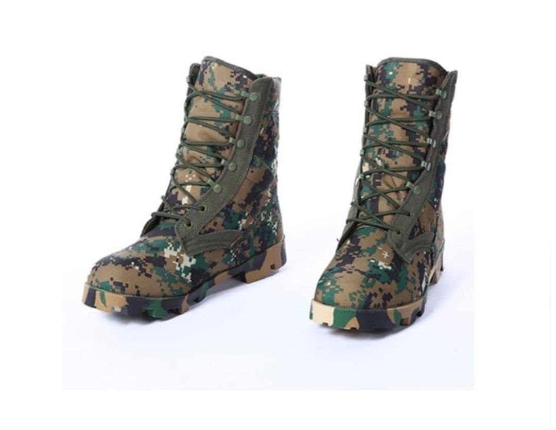 Men’s & Women’s Tactical Combat Boots Durable Camouflage Military Hiking Boots for Outdoor Adventure, Work & Training Comfortable Anti-Slip Army Shoes
