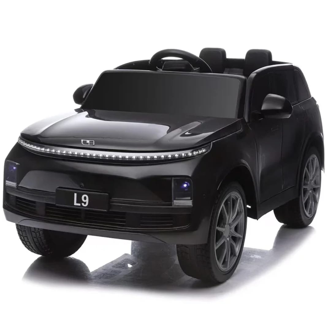 Kids electric L9 model suv led display lights swing mode remote controlled forward and reverse gear 12volts battery and suitable for kids age 2 to 5 years