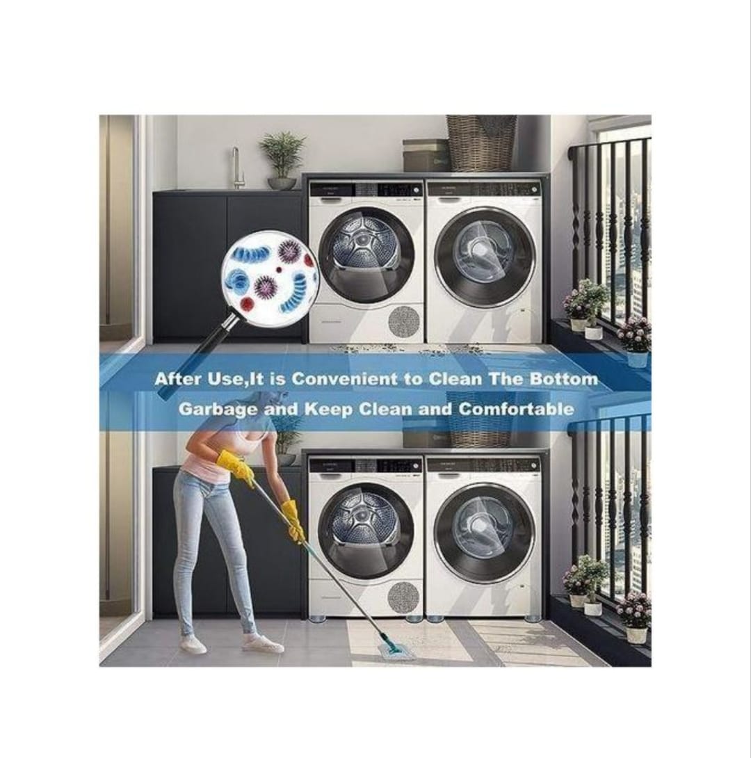 4PCS Universal Anti-Vibration Pads for Washing Machine & Refrigerator – Shock Absorbing Noise Reduction Non-Slip Furniture Feet Pads