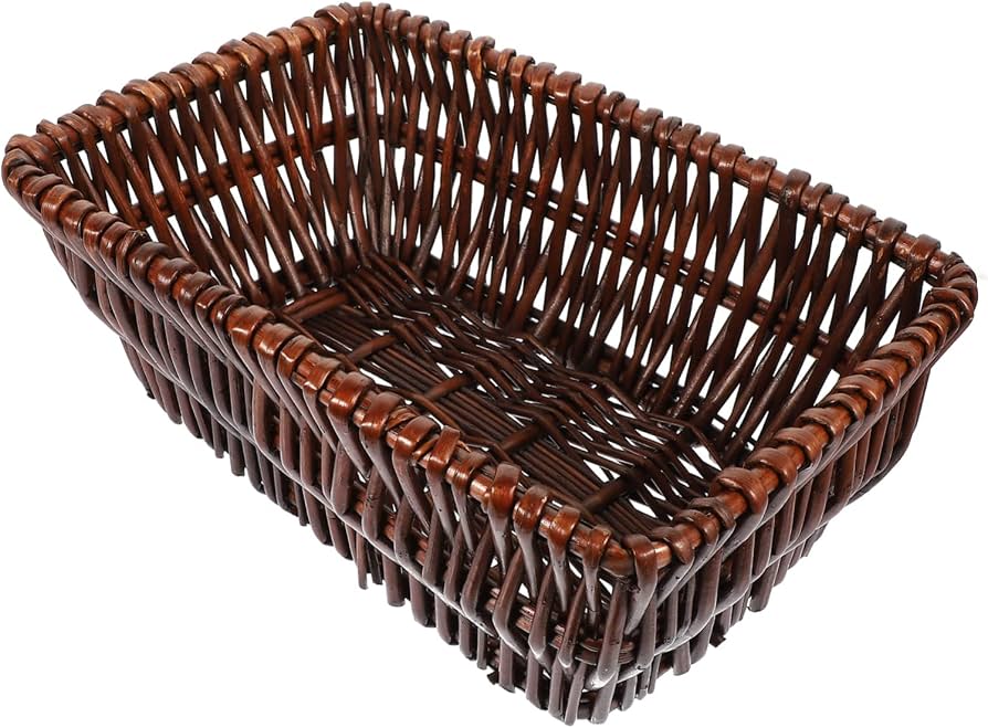 Handmade Rattan Storage Basket – Woven Multi-Purpose Organizer for Home Décor, Fruits, Bread & Gift Storage