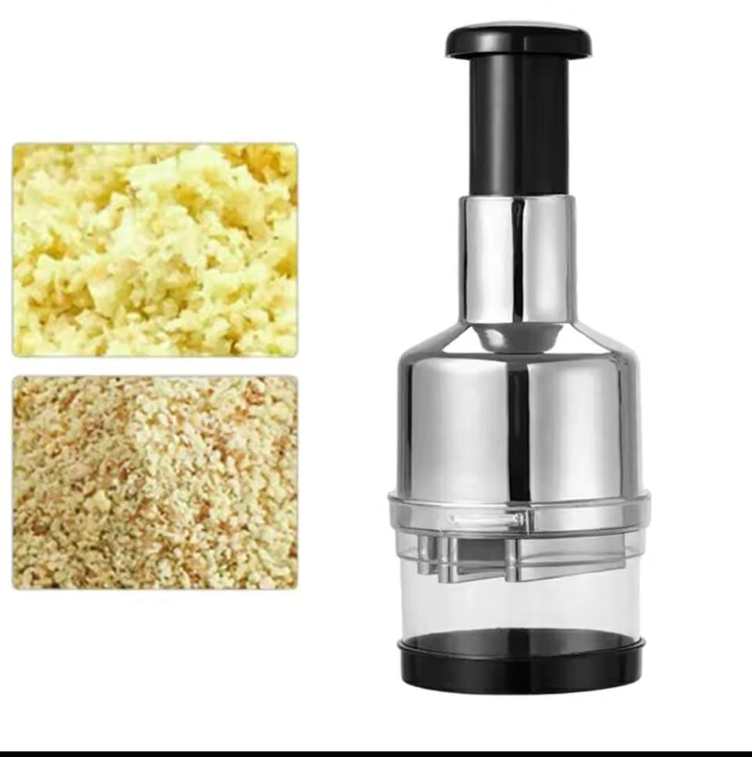 Multifunctional Manual Food Chopper – Hand Pull Vegetable Cutter, Onion Chopper, Garlic Mincer, Fruit & Salad Processor Kitchen Tool