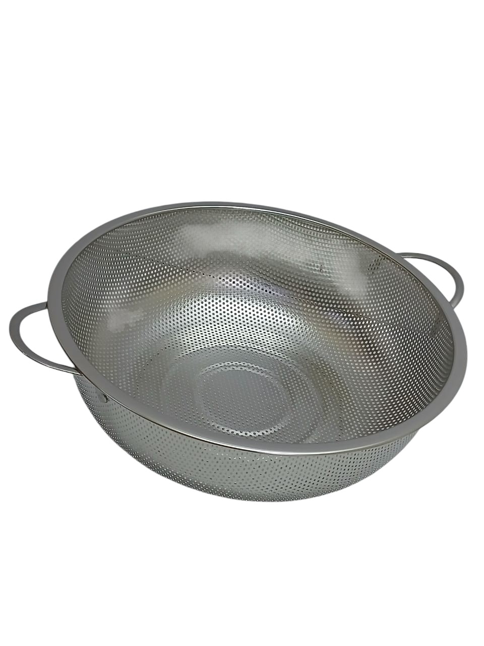 Stainless Steel Basket Strainer with Handle – Fine Mesh Kitchen Colander, Multi-Purpose Food Drainer for Rice, Pasta, Vegetables & Fruits Washing Bowl Strainer