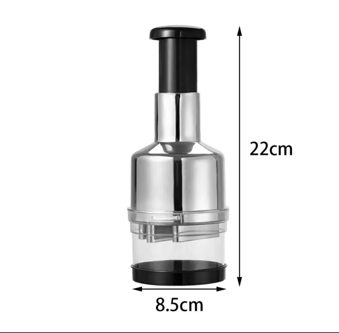 Multifunctional Manual Food Chopper – Hand Pull Vegetable Cutter, Onion Chopper, Garlic Mincer, Fruit & Salad Processor Kitchen Tool
