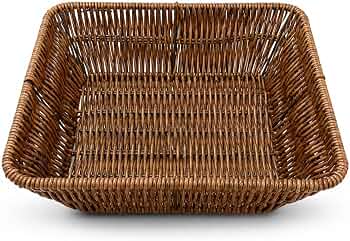 Handmade Rattan Storage Basket – Woven Multi-Purpose Organizer for Home Décor, Fruits, Bread & Gift Storage