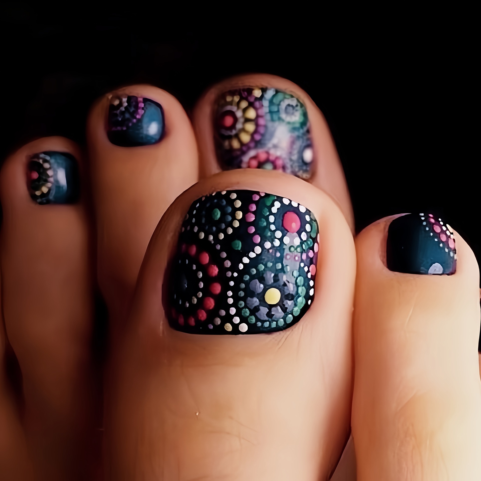 Cross border hot selling temperament, white toenail patches, removable toenail nail nail art, foot wearing nail wholesale view 8