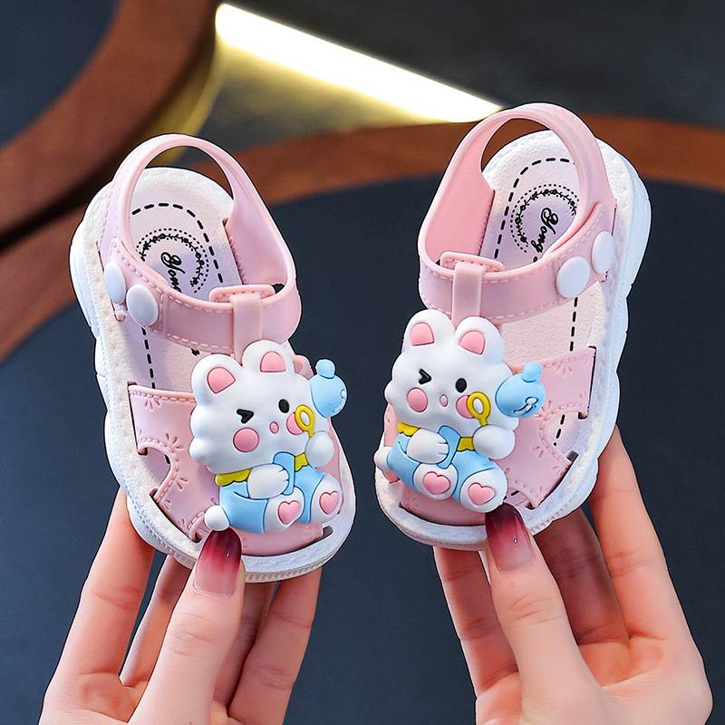 1-3 year old summer baby girl walking shoes for infants and toddlers, women's sandals with soft soles and anti slip shoes for children