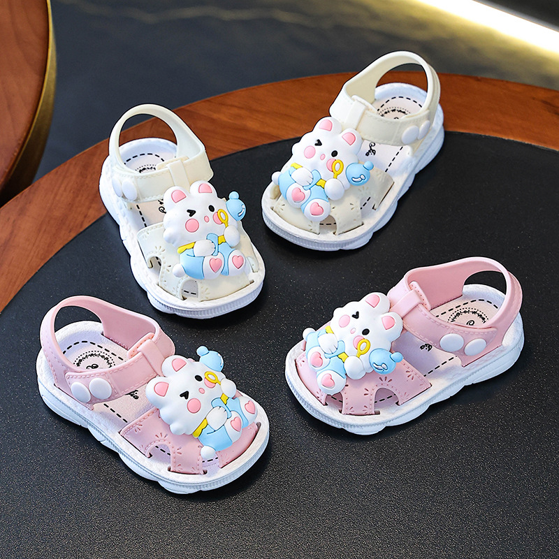 1-3 year old summer baby girl walking shoes for infants and toddlers, women's sandals with soft soles and anti slip shoes for children